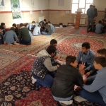 مسابقه نشریه نویسی و روزنامه دیواری در دبیرستان متوسطه اول رشادت برگزار شد.