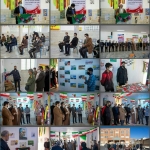 نمایشگاه مدرسه انقلاب دبیرستان‌های شهید بهشتی و علی منصوری شهرستان محلات افتتاح شد
