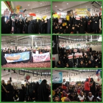 دانش آموزان عضو انجمن های اسلامی دانش آموزان استان مرکزی در راهپیمایی ۱۳ آبان شرکت کردند