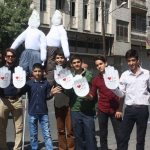 حضور موثر و پرشور دانش آموزان عضو انجمنهای اسلامی استان مرکزی، در راهپیمایی روز قدس