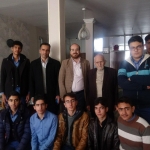 دیدار از خانواده شهید ادبجو،به همراه گروهی از دانش آموزان و معاون پرورشی مدرسه و برخی از دوستان اتحادیه / انجمن اسلامی دبیرستان شکرایی