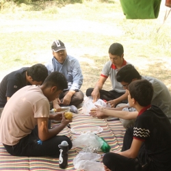اردوی یک روزه دانش آموزان عضو انجمن اسلامی مدارس شهرستان اراک، در اردوگاه پنجعلی