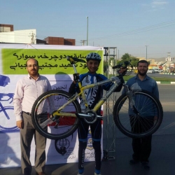 برپایی مسابقه دوچرخه سواری به مناسبت هفته برگزاری برنامه های ورزشی در اتحادیه های انجمن اسلامی