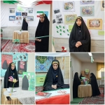 نمایشگاه مدرسه انقلاب دبیرستان دخترانه فرهنگ اراک