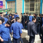 برگزاری زیارت عاشورا در دبیرستان شهید بهشتی اراک