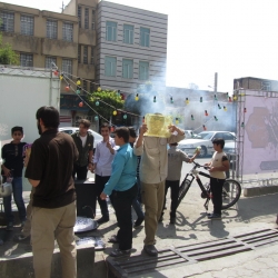 برپایی ایستگاه صلواتی در روز عید غدیر