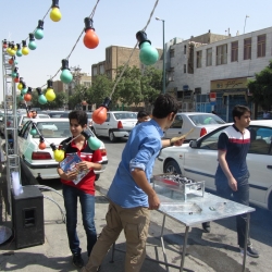 برپایی ایستگاه صلواتی در روز عید غدیر